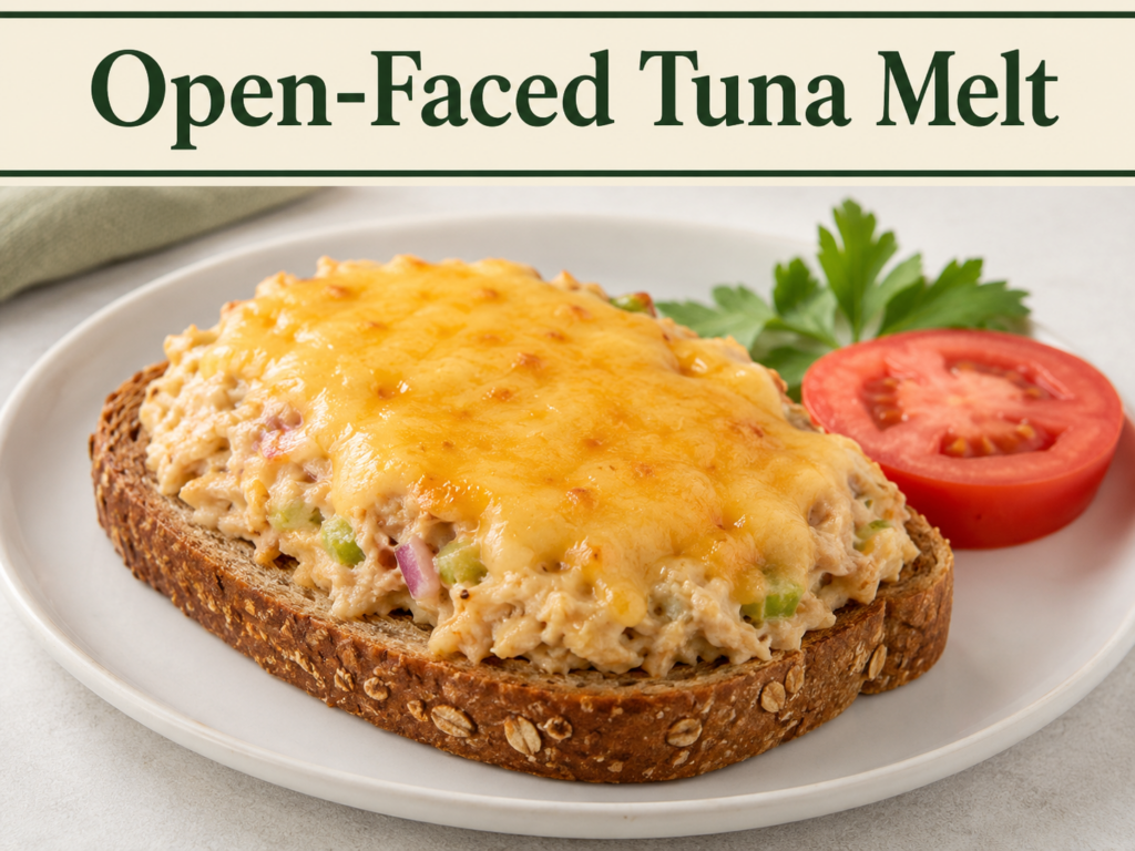 Open-Faced Tuna Melt