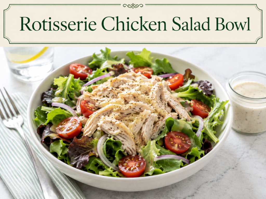 Rotisserie Chicken Salad Bowl
